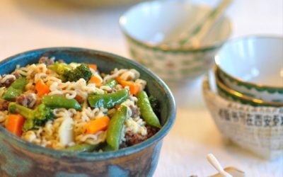 RECIPE: Ramen Noodles with Vegetables