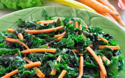 Spring Greens with Carrots