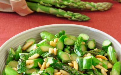 Ginger Almond Asparagus