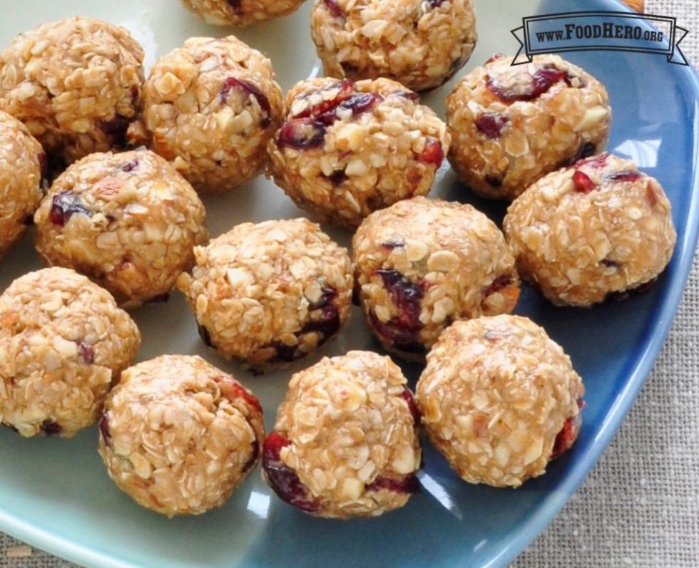 Cranberry Oatmeal Balls Tillamook County Wellness