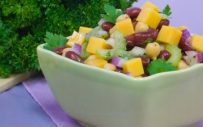 Bean and Smoked Cheddar Salad