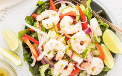 Jicama Salad with Lime-Marinated Shrimp Recipe