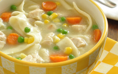 Hearty Chicken and Homemade Noodle Soup