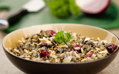 Wild Rice with Cranberries & Almonds