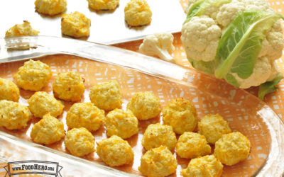 Baked Cauliflower Tots