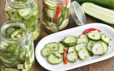 Refrigerator Pickled Cucumbers