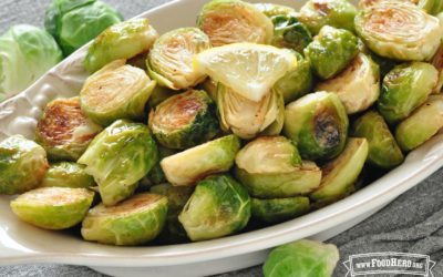 Roasted Honey Mustard Brussels Sprouts