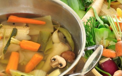 Kitchen Scraps Vegetable Broth