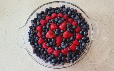 Fourth of July Fruit Pizza