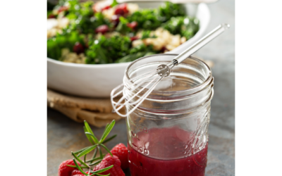 Green Salad with Raspberry Vinaigrette