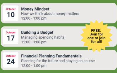 Your Money Mindset: A Free Local Financial Wellness Webinar Series