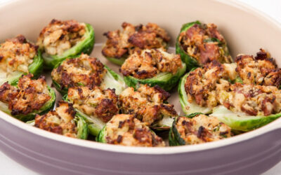 Stuffed Brussels Sprouts Bites