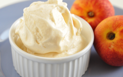 Healthy Peach Ice Cream