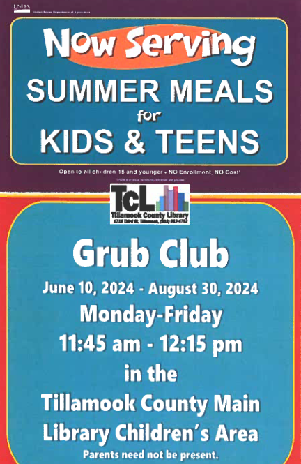 Grub Club Summer Meals