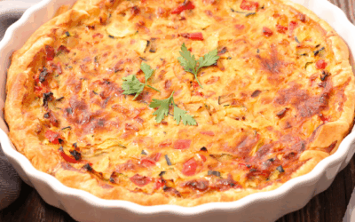 Pumpkin Quiche with Quinoa Crust